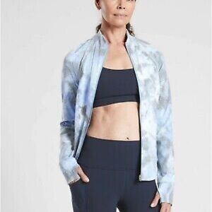 Athleta ~ Women's Blue Tie-Dye Jacket